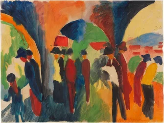 Sotto i portici di Thun (Motivo del passeggiatore). 1913