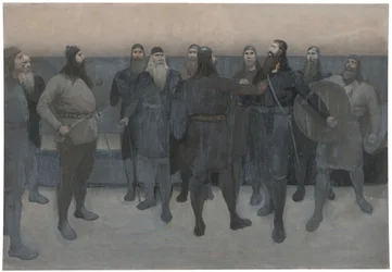 Illustrazione per la “Saga di Njal”