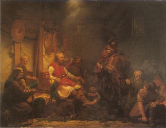 I messaggeri di re Ella davanti ai figli di Ragnar Lothbrok