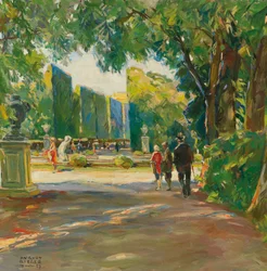 Nel parco del Castello di Schönbrunn