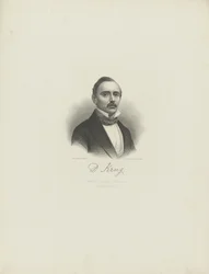 Ritratto del pianista e compositore Diederich Krug 1821-1880, c. 1850