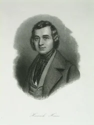 Ritratto del poeta Heinrich Heine