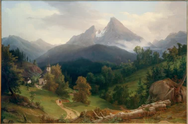 Paesaggio con Watzmann