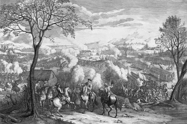 La battaglia di Culloden del 16 aprile 1746, incisa da Luke Sullivan, c.1746