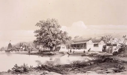 Casa del mandarino sul canale Macao-Canton, tavola 20 da 