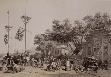La facciata del grande tempio di Macao, tavola 9 da 
