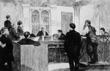 Tribunale di Bow Street a Londra nel 1884