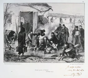Avamposto francese a Créteil, Assedio di Parigi, Guerra franco-prussiana, dicembre 1870