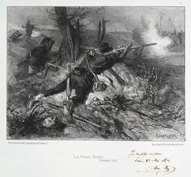 Les Francs-Tireurs, Assedio di Parigi, Guerra franco-prussiana, dicembre 1870