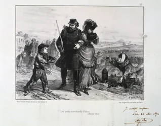 I piccoli venditori di obus, Assedio di Parigi, Guerra franco-prussiana, gennaio 1871 1872