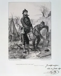 Soldati della Guardia Nazionale, Assedio di Parigi, 1870-1871