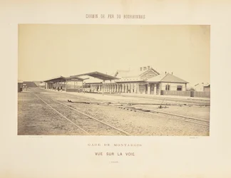 Stazione di Montargis, vista dei binari