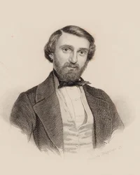 Ritratto del compositore Giuseppe Verdi 1813-1901, c. 1850