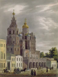 La Chiesa della Dormizione della Theotokos in via Pokrovka a Mosca, 1825