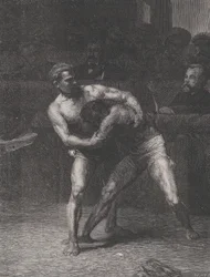 Lottatori, da Le Monde Illustré, 22 maggio 1875