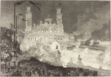 14 luglio. Illuminazione del Palais du Trocadéro