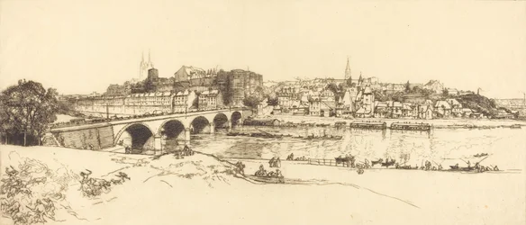 Angers - Vista panoramica, 1912