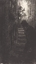 Scalinata scolpita rue Boutebrie, pubblicato 1901