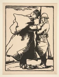 Il Generale Joffre decora, dalla Guerra del 1914, prima serie, n. 12
