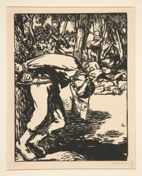 I Francs-Tireurs (Cecchini), da La Guerra del 1914, prima serie, n. 11