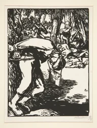 Les Francs-Tireurs (Tiratori scelti), da La Guerre de 1914, prima serie, n. 11