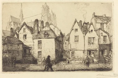 Vecchie case ad Amiens