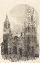 Cattedrale di Rouen, 1888