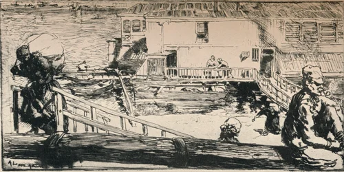 Barca da lavaggio, 1915