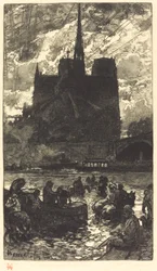 Abbeveratoio dietro Notre-Dame