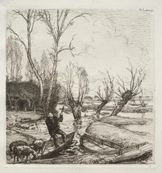 Au Marais Inondé: La Bergère