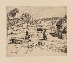 Auguste Lepère: La Masure (Vendée)