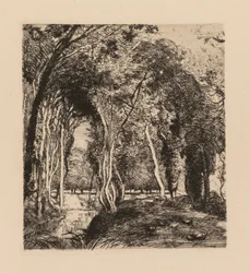 Auguste Lepère: Sottobosco, alla Rigonette (Vendée)