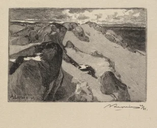 Foresta di Fontainebleau: Arbonne, Le Gros Sablon La Forêt de Fontainebleau..., 1890