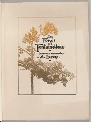 Foresta di Fontainebleau: Copertina La Forêt de Fontainebleau, 1890