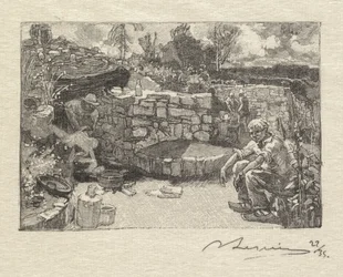 Foresta di Fontainebleau: Capanna del cavapietre, 1890
