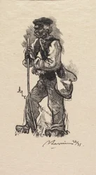 Foresta di Fontainebleau: Mercante di serpenti (La Forêt de Fontainebleau: Le chasseur de serpents)