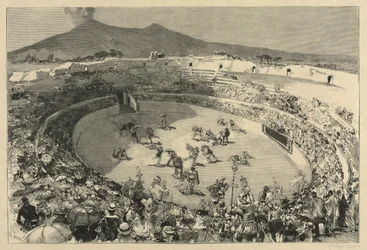 Italia. La festa di Pompei, Il circo dei gladiatori, 1884