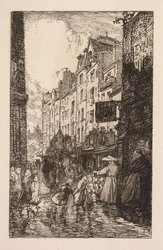 La Bièvre, Les Gobelins, Saint-Séverin: Il Quartiere Saint-Séverin: La Rue des Prêtres Saint-Séverin