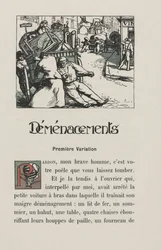Paesaggi e angoli di strada: Trasloco, 1900