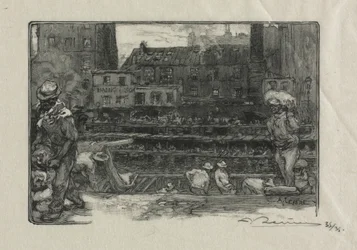 Scaricatori di gesso Canal St. Martin, 1890