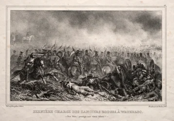 Ultima Carica dei Lancieri Rossi a Waterloo