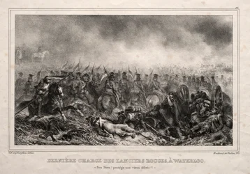 Ultima carica dei Lancieri Rossi a Waterloo