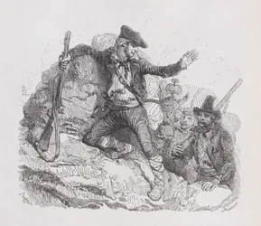 I contrabbandieri, da Le opere complete di Béranger, 1836