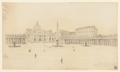 Veduta di Piazza San Pietro, Roma