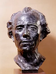 Busto di Gustav Mahler (1860-1911), compositore. Scultura di Auguste Rodin (1840-1917), XIX secolo, Parigi, Musée Rodin