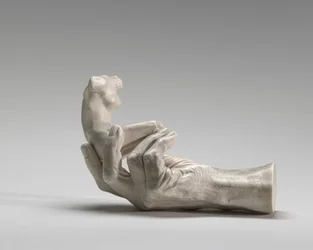 Mano di Rodin con una Figura Femminile