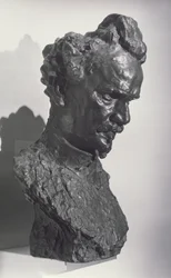 Busto ritratto di Henri Rochefort (1830-1913) giornalista e fondatore del giornale 