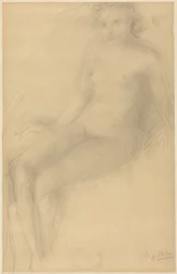 Nudo femminile seduto