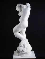 La voce interiore, vista dal profilo scultura (marmo)