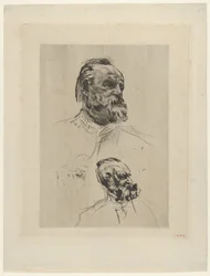 Victor Hugo vista a tre quarti, 1885